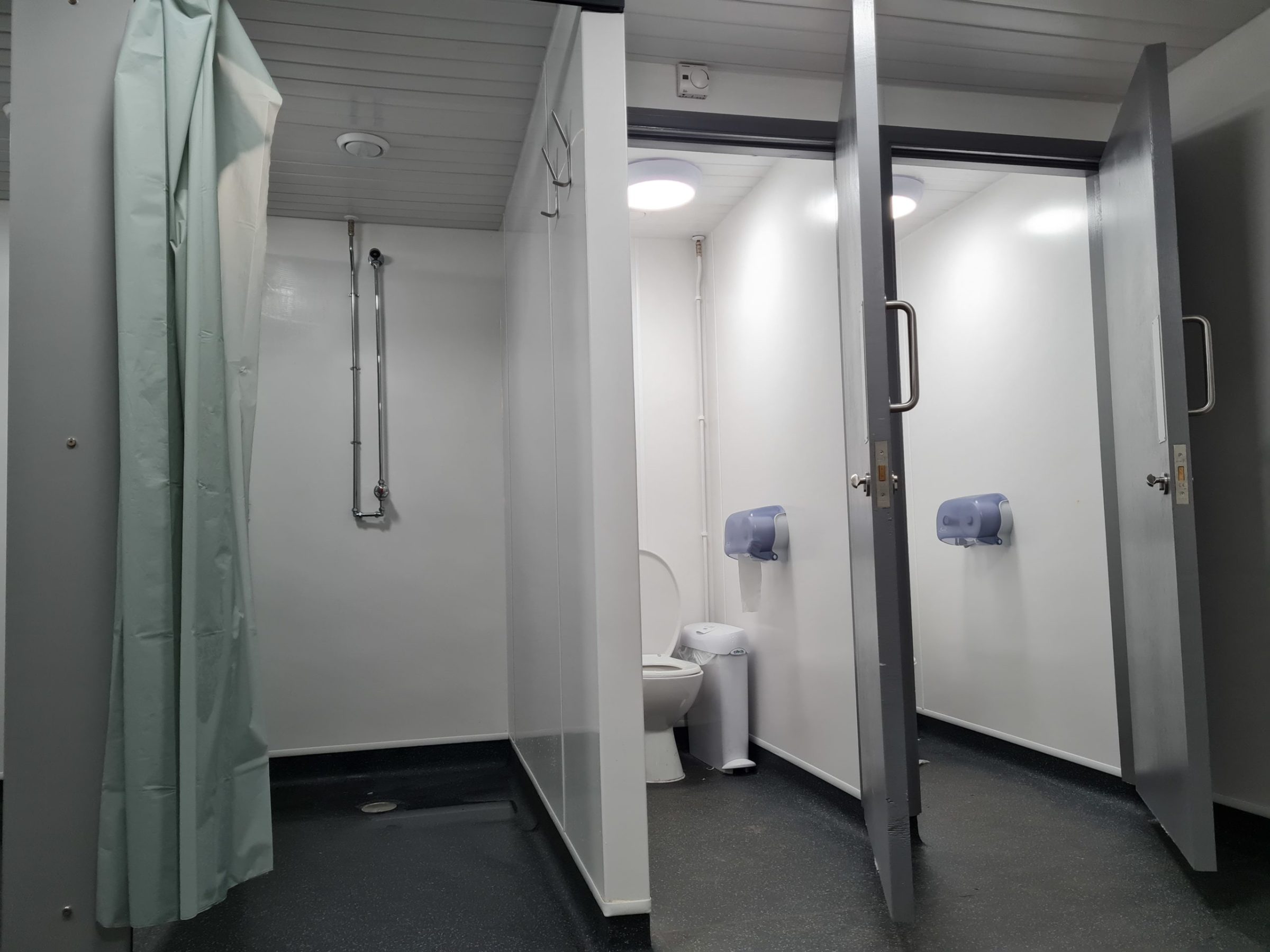 a close up of a door