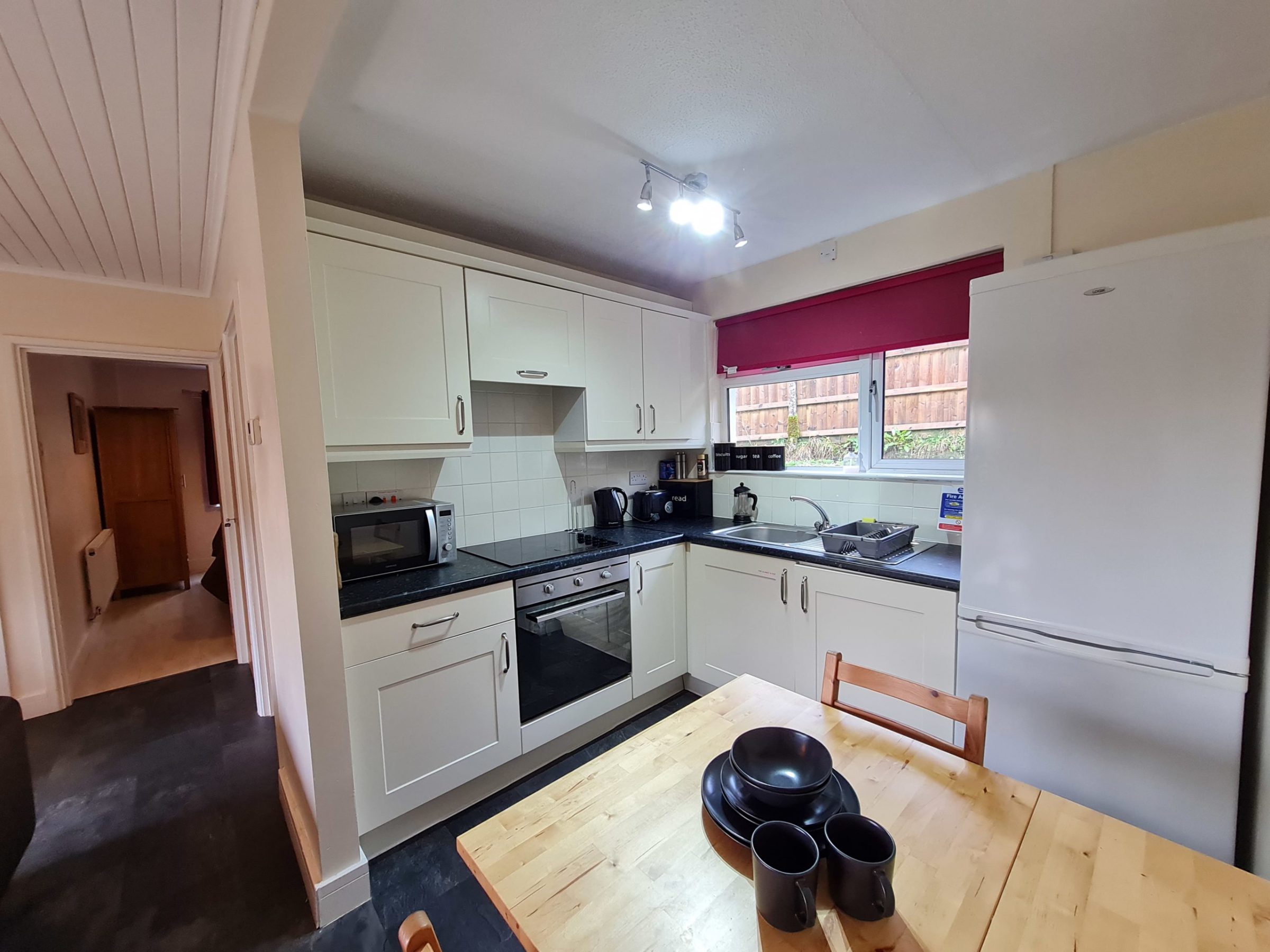 a person in a kitchen