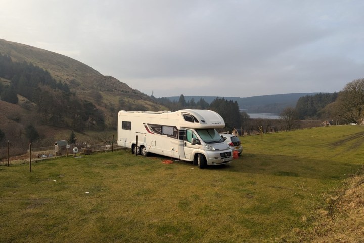 Electric hook up camper van pitches.