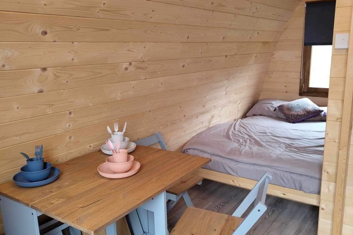 Interior bedroom of Pod