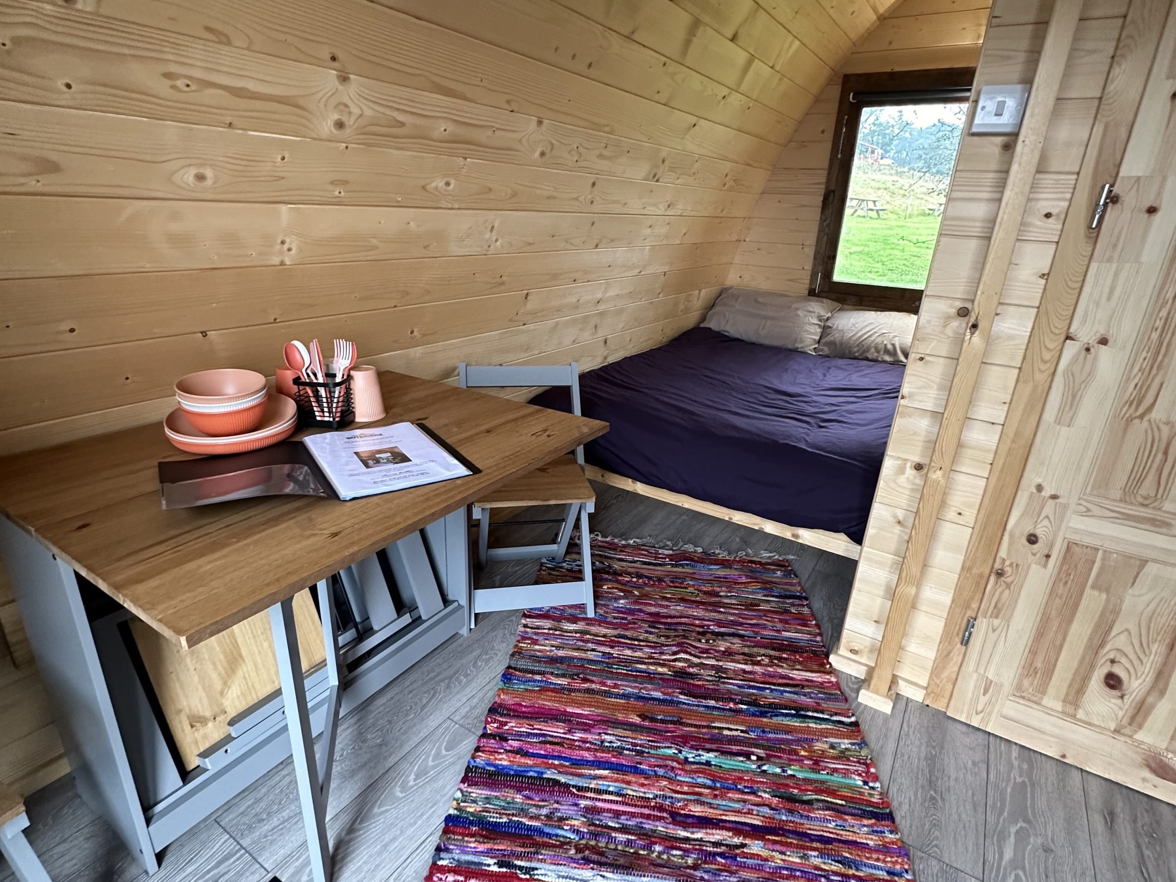 Glamping Pod Interior